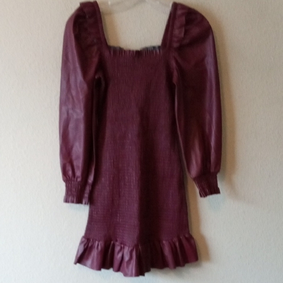 Seven For All Mankind Dress faux leather TAG TAGS TAGS - Picture 2 of 10